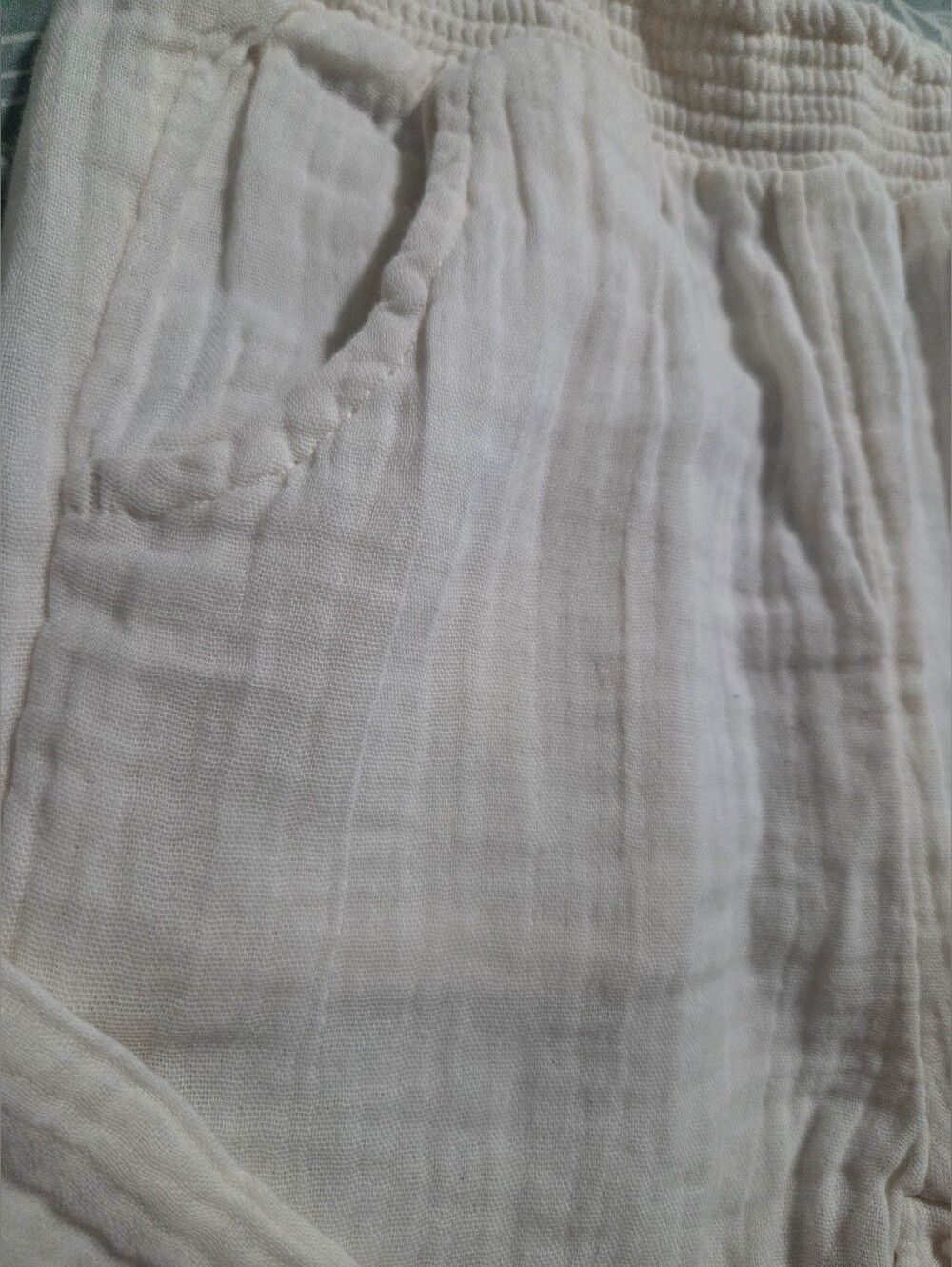 Old Navy Girls Cream Gauze Smocked Pull On Pants Size XS 5 NWT - Picture 6 of 11